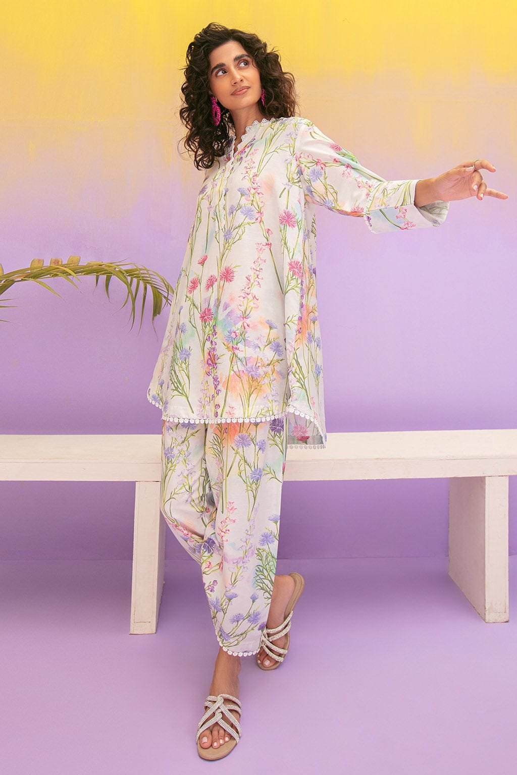 BQ-282 2 Piece Digital Printed Lawn Shirt and trouser