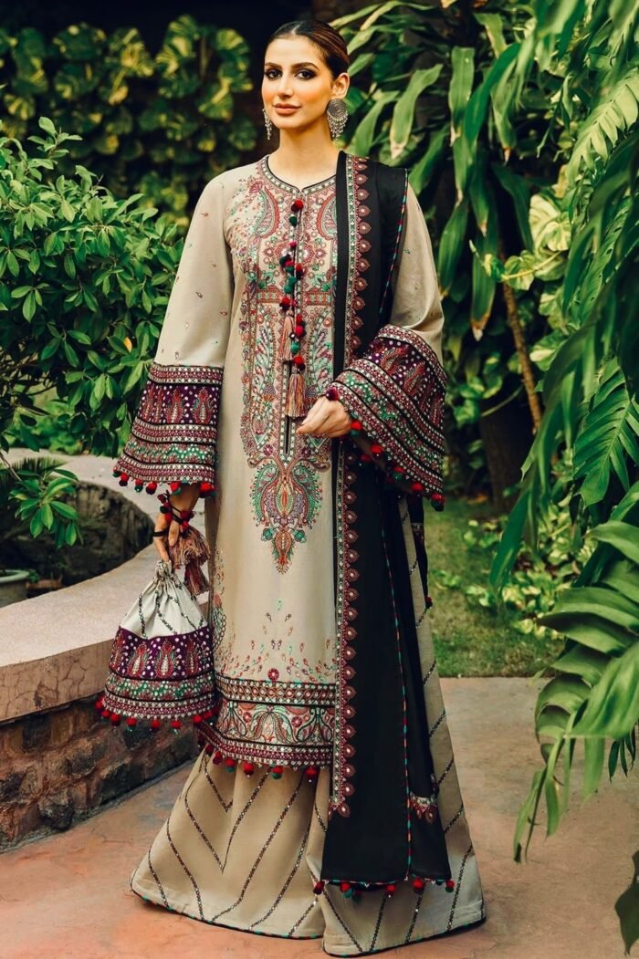 JAZMINE 3pc Embroiderd Summer Casual Collection