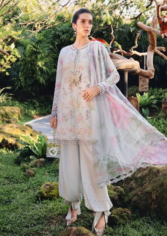 MARIA B 3pc Embroiderd Summer Eid Collection